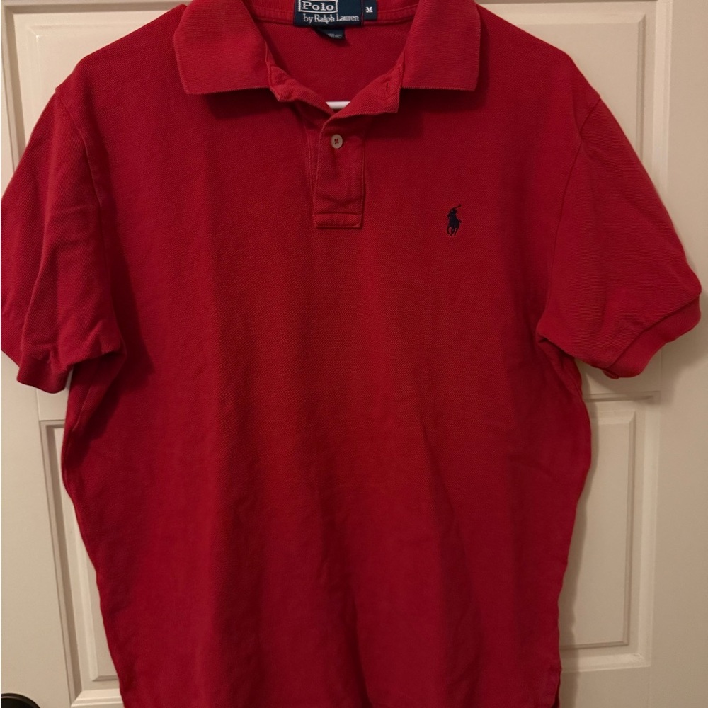Polo by Ralph Lauren Men's Classic Red Polo Shirt